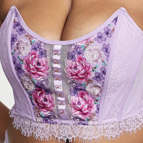 Dream Angels Floral Embroidery Strapless Corset Top - SIZE S-M - Picture 1 of 4